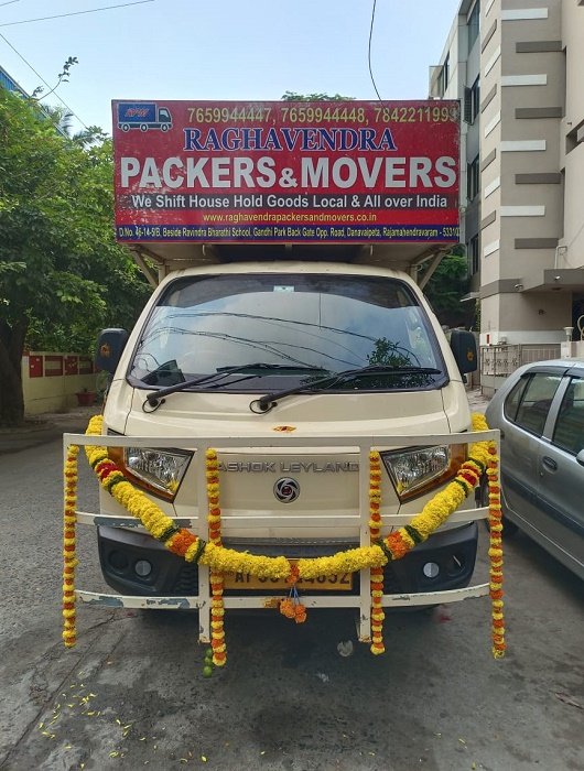 Raghavendra Packers and Movers | Rajahmundry | 76599 44447